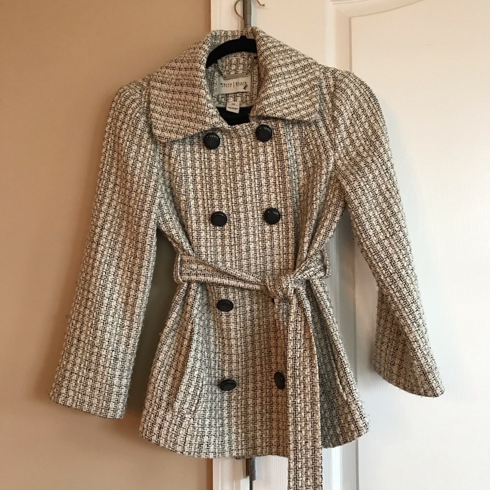 Black and White coat
